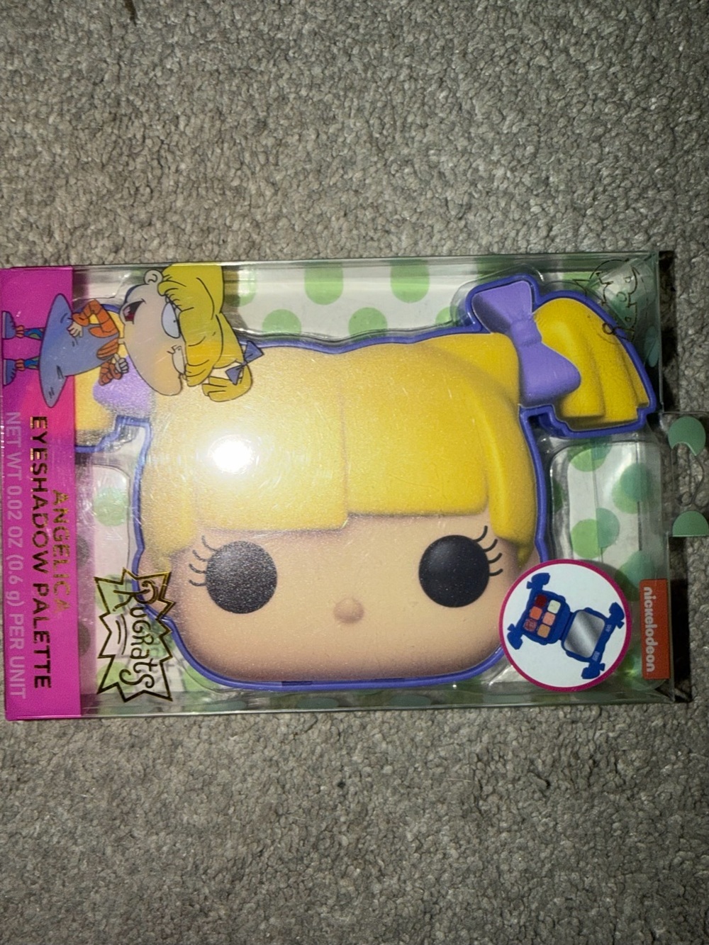 Funko Rugrats Angelica Eyeshadow Palette - Yellow Hair & Purple Bow
